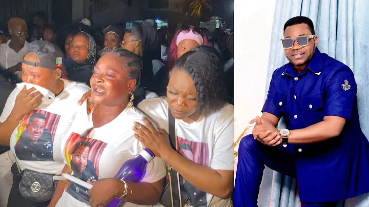 ACTRESS TOYOSI ADESANYA WEPT UNCONTROLLABLY @CANDLE LIGHT PROCESSION IN HONOR OF LATE MURPHY AFOLABI