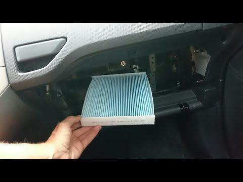 Toyota Auris Pollenfilter Innenraumfilter wechseln tauschen cabin air dust pollen filter replace