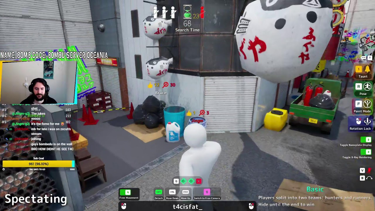 PAINT & HIDE COME JOIN! - [ Meccha Chameleon ] - Game Night