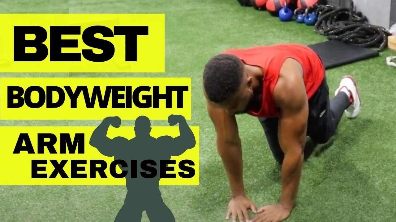 Body Weight Arm Exercises - YouTube