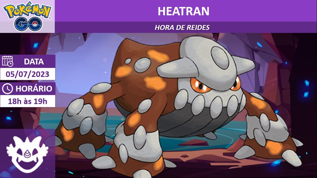 As Batalhas de Reide vão forjar o ano novo com o Pokémon Lendário Heatran!  – Pokémon GO