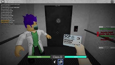 SCP rBreach | Successful escape as Class D two times with Facility Personnel + Sad Ending