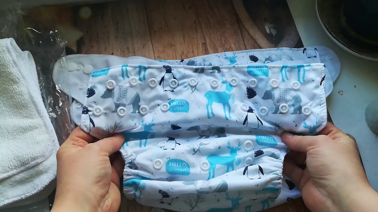 Многоразовые подгузники из Китая (Алиэкспресс) обзор/распаковка и советы по уходу.