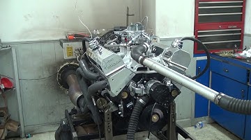 SBC 528HP 383 STROKER ENGINE DYNO RUN FOR DON ROBISON BY WHITE PERFORMANCE AND MACHINE