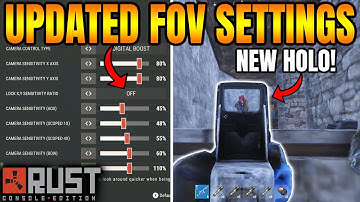Updated Settings Guide + FOV Update - Rust Console Edition