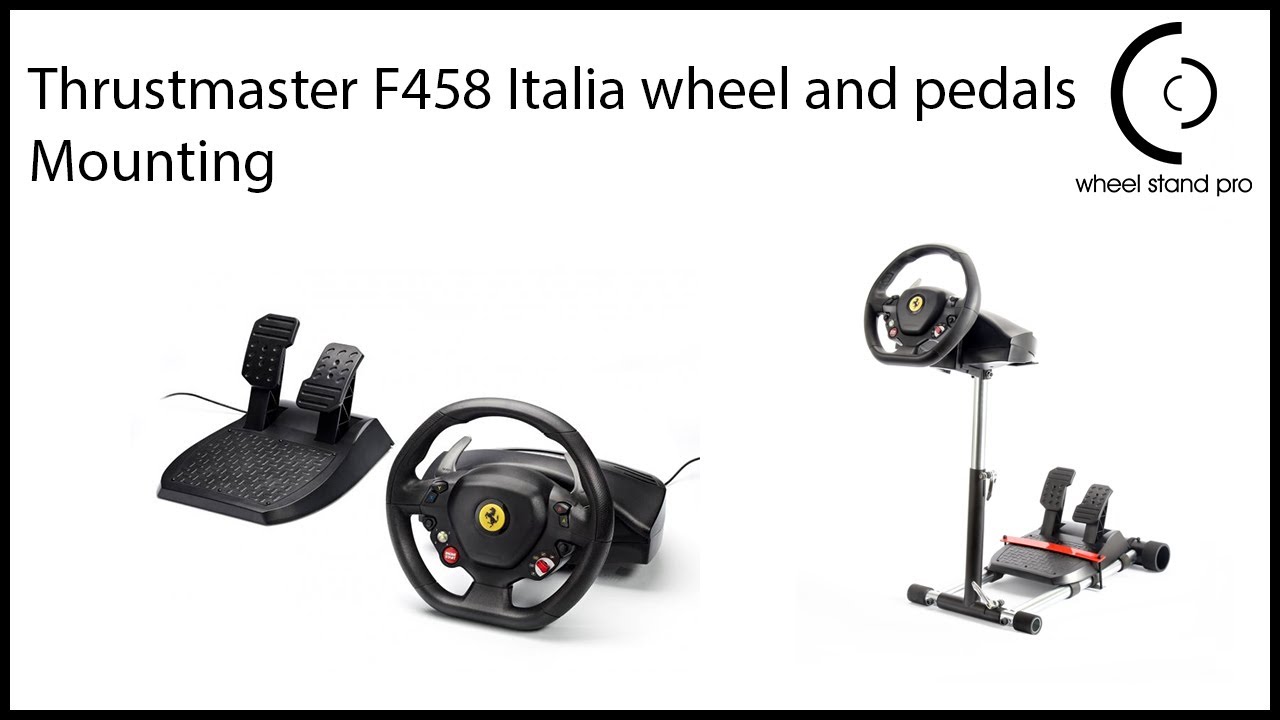 Racing Steering Wheelstand for Original Thrustmaster F458 , F458 Spider ,  T80, T100, RGT, Ferrari GT and F430; Original Wheel Stand Pro V2 Stand:  Wheel/Pedals Not included: : Electronics & Photo