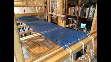 Weaving a Drawloom Project (Part 1): Planning and Beaming the Warp