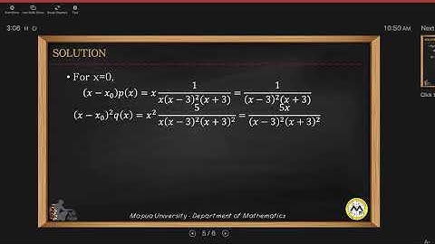Frobenius Method Concept
