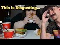 Fat people mukbang cringe compilation  reaction