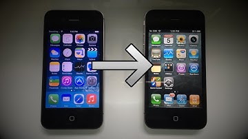 [OUTDATED] How to downgrade the iPhone 4 to iOS 4.3-7.0!