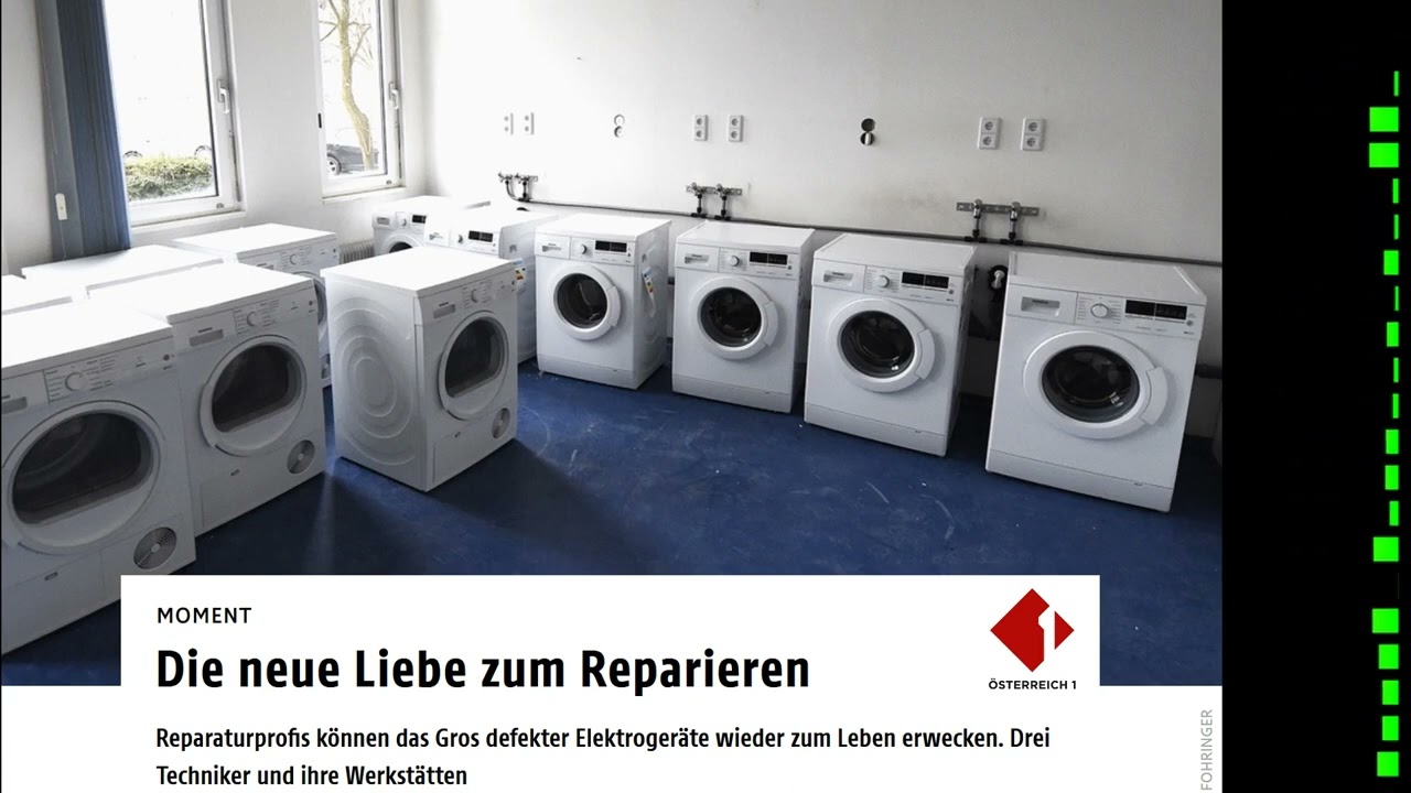 Die neue Liebe zum Reparieren (Ö1 Moment - Leben heute, 16.5.2024)