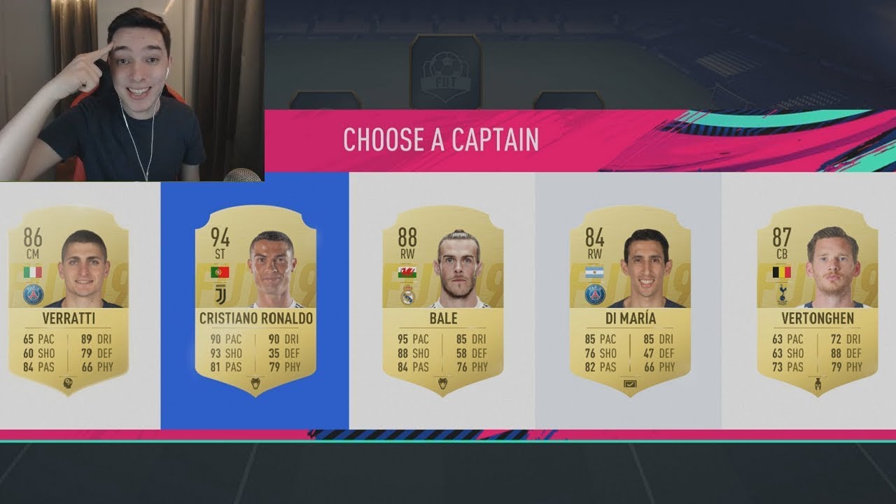 CEL MAI NEBUN DRAFT LA FIFA 19 CU CRISTIANO RONALDO CAPITAN !!! FIFA 19 ROMANIA !!! gaming logo