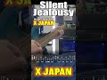 Silent Jealousy - X JAPAN #shorts #guitartabs #guitarlesson