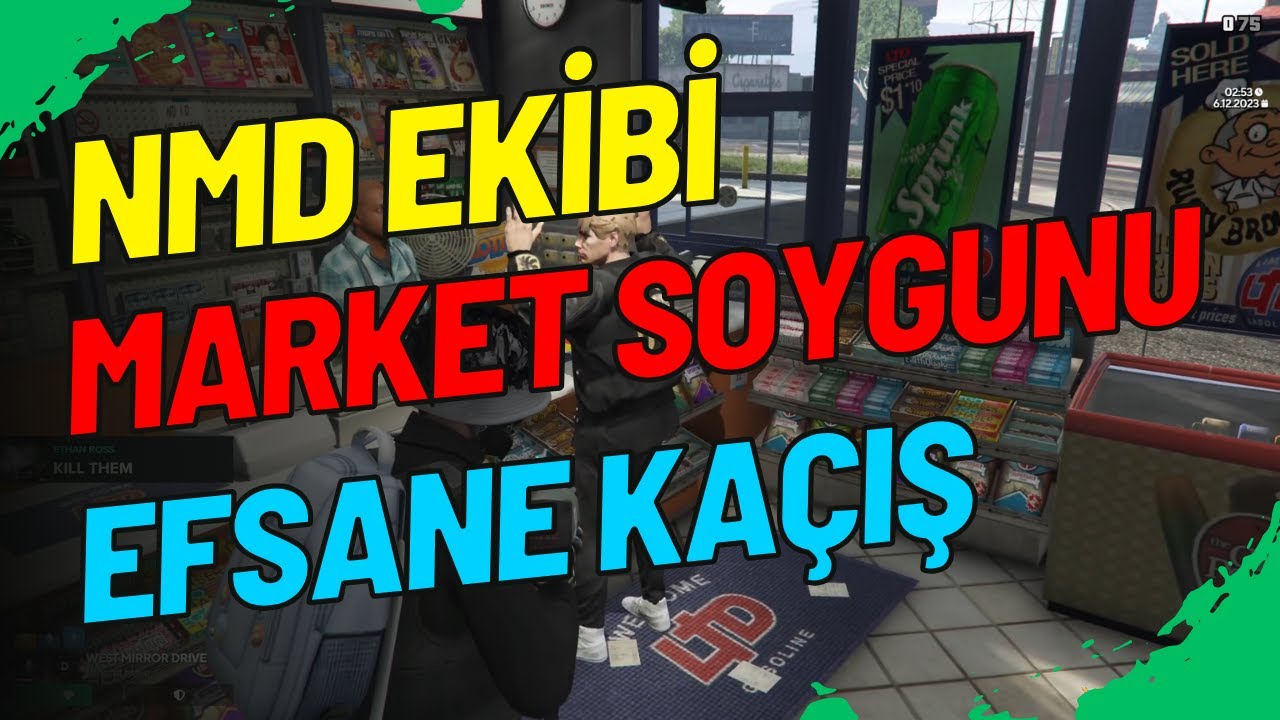 ÇİVİ TABANCASIYLA SOYGUN MU? | NMD EKİBİ MARKET SOYGUNU | VENNY KESİT