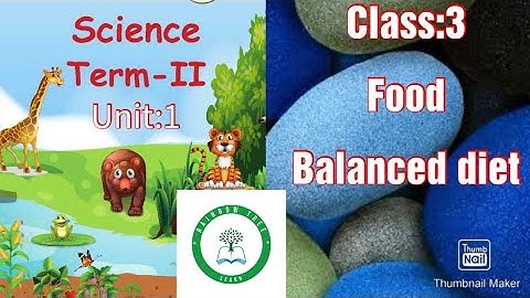 Science| Class:3 | Unit:1 | Food | Nutrients - Balanced diet| Term:2 | samacheer kalvi