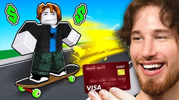 Spending $937,548,459 in Roblox Skateboard Obby!