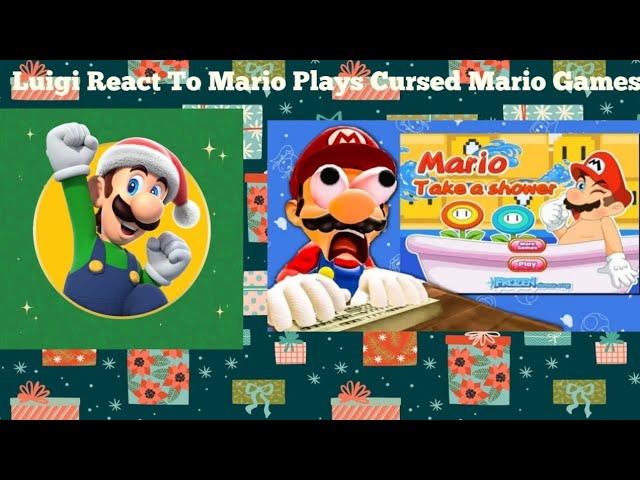 Mario Plays Cursed Mario Games 