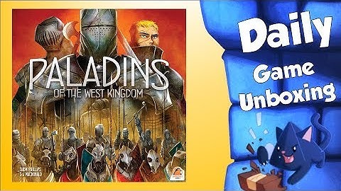 Paladins of the West Kingdom - Daily Game Unboxing