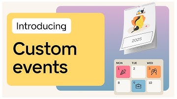 Custom events with calendars