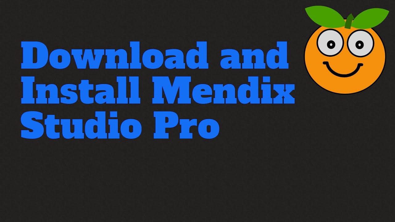 Download and Install Mendix Studio Pro - YouTube