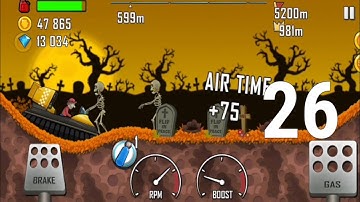 Hill Climb Racing / Part-26 / Hovercraft on Haunted / Gameplay Walk-through / Car Game / Racing Car