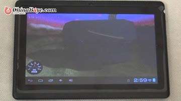 Allwinner A13 Cortex A8 7.0inch Capacitive Screen Android 4.0 Camera Tablet PC