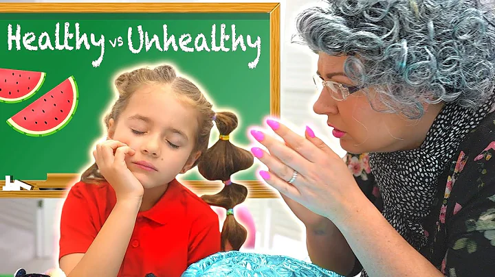 Ruby and Bonnie Healthy vs Unhealthy Lunchbox for ...