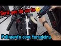 COMO POLIR SUA MOTO COM FURADEIRA