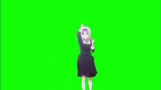 ✔️GREEN SCREEN EFFECTS: Chika dance - anime girl dancing