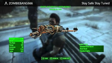 Fallout 4: Unique weapon: Automatic laser Musket