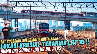 Lokasi SAMBUNGAN TERAKHIR & KRUSIAL !! LRT JAKARTA Menuju TARGET AGUSTUS & BUMD DKI SURVEY JALUR 1C