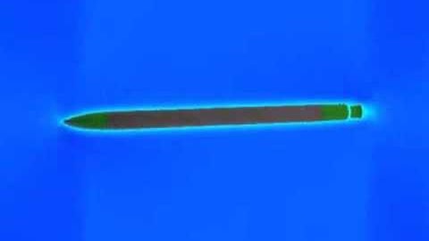 [Lattice-Boltzmann simulation] Pen (photo)