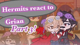 Hermits react to Grian // good watchers? // TW glitching // my au // gacha life 2 // ( 3/4)