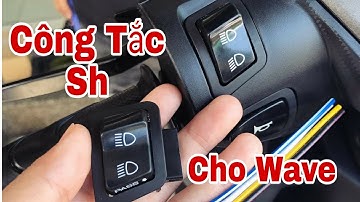 Lắp Công Tắc Passing Sh Cho Wave - Đức Vinh