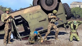 Combined Convoy Stopped Gopro Cam - Arma