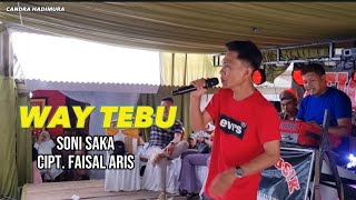 Live panggung - WAY TEBU - Soni saka - Cipt. Faisal Aris