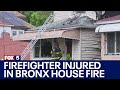 Firefighter injured battling Bronx house fire