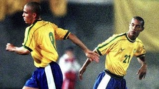 The First Time Ronaldo Ronaldinho and Rivaldo Played Together