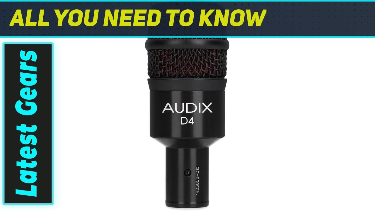 Audix D4: лучший микрофон для бас-барабана!