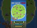500 Years On 1 Island #worldbox #gaming #games