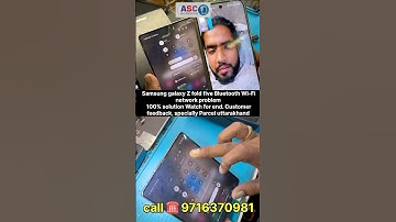 Samsung Galaxy Z Fold 5 wi-Fi, Bluetooth, not working problem 100% solution