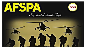 AFSPA | CRISP INFORMATION | SSB INTERVIEW