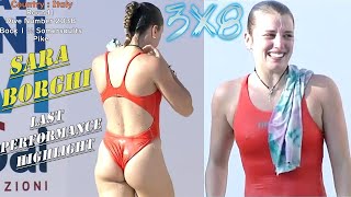 Women's Diving | Sara Borghi | Italian Summer Champs 2023 | Highlight #diving #watersport #sports