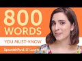 800 Words Every Spanish Beginner Must Know