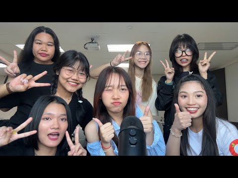 ASMR WITH FRIENDS at University