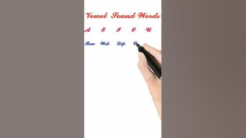 Vowel Sound Words for Beginners | Must Watch #viral #cursivewriting #english #shortvowel