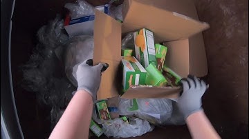 Dumpster Diving saving food from the landfill!