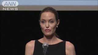 アンジー来日　紛争下での