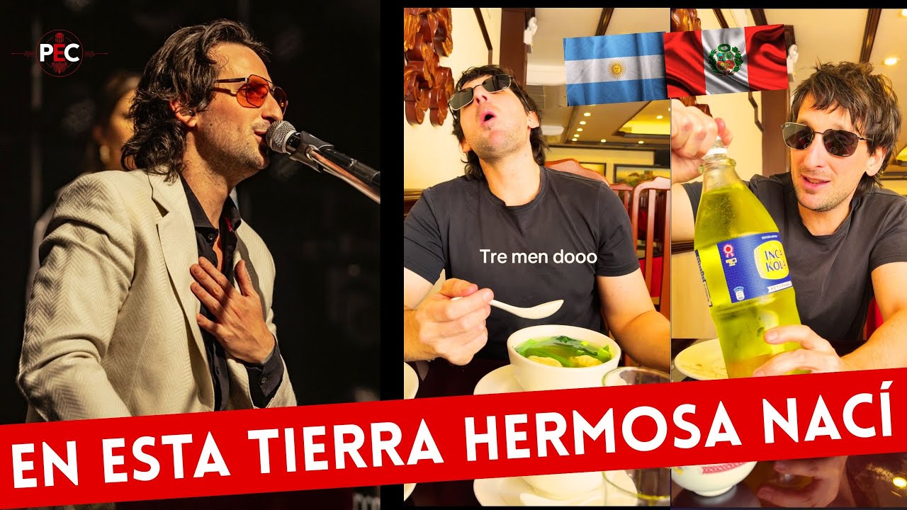Cantante Argentino DESCUBRE la tierra que lo vio nacer, PERÚ.
