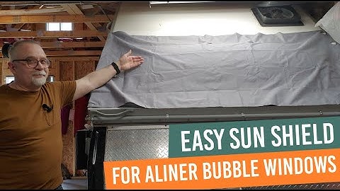 Easy Sun Shield for Aliner Bubble Windows